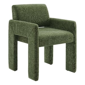 Daven Fabric Upholstered Dining Chair in Foliage