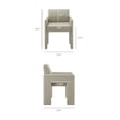 Daven Fabric Upholstered Dining Chair in Linen