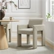 Daven Fabric Upholstered Dining Chair in Linen