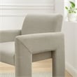 Daven Fabric Upholstered Dining Chair in Linen