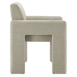 Daven Fabric Upholstered Dining Chair in Linen