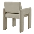 Daven Fabric Upholstered Dining Chair in Linen