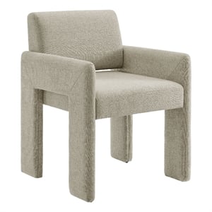 Daven Fabric Upholstered Dining Chair in Linen