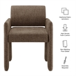 Daven Fabric Upholstered Dining Chair in Mocha