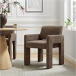 Daven Fabric Upholstered Dining Chair in Mocha