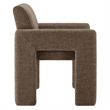 Daven Fabric Upholstered Dining Chair in Mocha