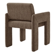 Daven Fabric Upholstered Dining Chair in Mocha