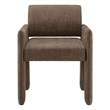 Daven Fabric Upholstered Dining Chair in Mocha