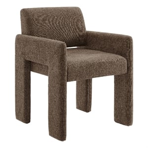 Daven Fabric Upholstered Dining Chair in Mocha