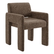 Daven Fabric Upholstered Dining Chair in Mocha