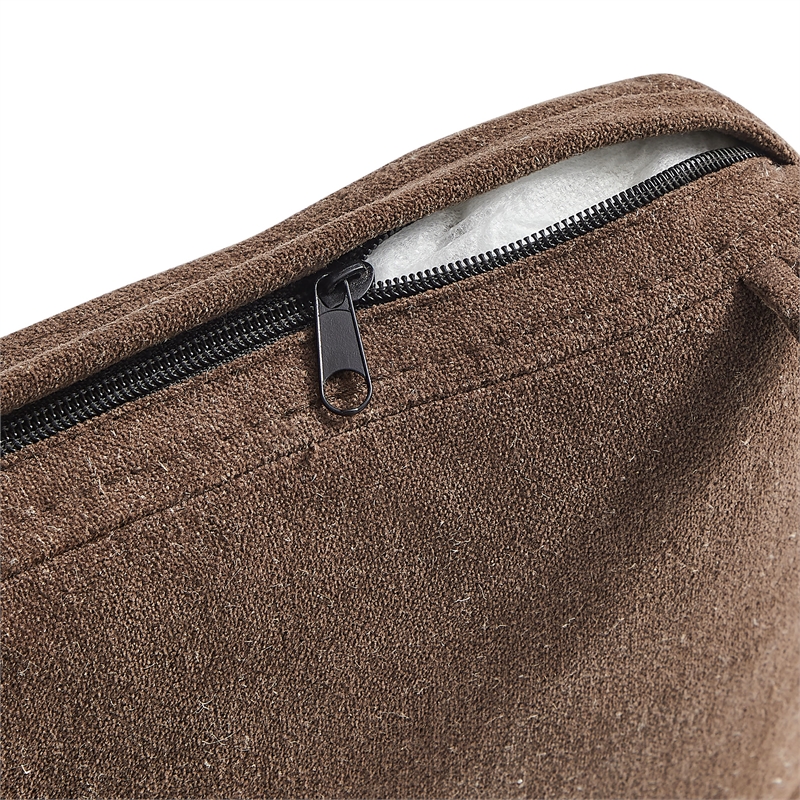 Jax Fabric Dining Chair Seat Cushion in Cocoa