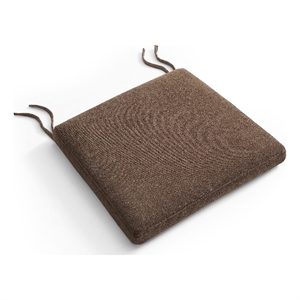 Jax Fabric Dining Chair Seat Cushion in Cocoa