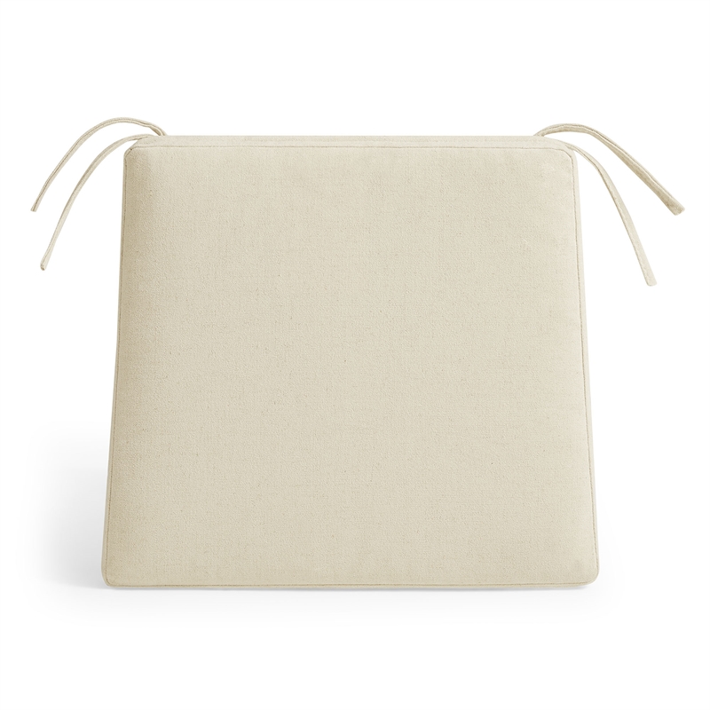 Jax Fabric Dining Chair Seat Cushion in Linen