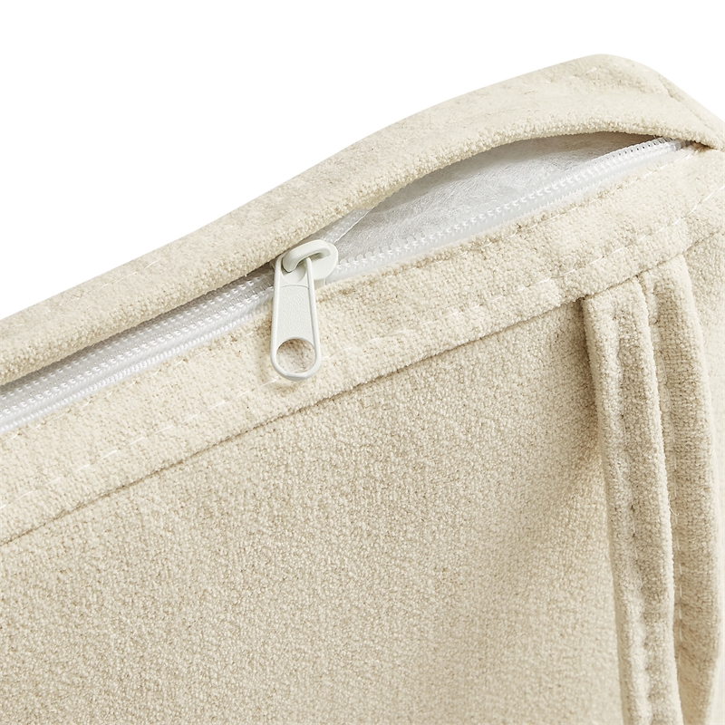 Jax Fabric Dining Chair Seat Cushion in Linen