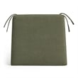 Jax Fabric Dining Chair Seat Cushion in Sage