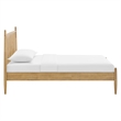 Zane Twin Size Spindle Bed Frame in Light Oak