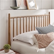 Zane Full Size Spindle Bed Frame in Walnut