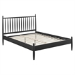 Zane Queen Size Spindle Bed in Black