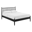 Zane Queen Size Spindle Bed in Black