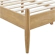 Zane Queen Size Spindle Bed in Light Oak