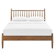 Zane Queen Size Spindle Bed in Walnut