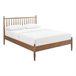 Zane Queen Size Spindle Bed in Walnut