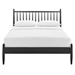 Zane King Size Spindle Bed in Black