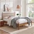 Zane King Size Spindle Bed in Walnut