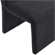 Emory Fabric Upholstered Dining Side Chair in Ebony