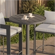 Modway Tahoe 3-Piece Outdoor Aluminum Bar Set in White