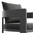 Modway Tahoe Outdoor Patio Aluminum Counter Stool in Charcoal