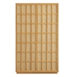 Aiko 64 Inch Tall Japandi Storage Cabinet in Light Oak