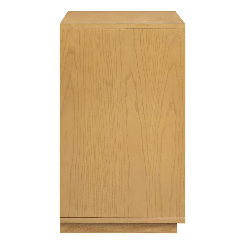 Aiko 39 Inch Japandi Accent Cabinet in Light Oak
