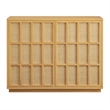 Aiko 39 Inch Japandi Accent Cabinet in Light Oak