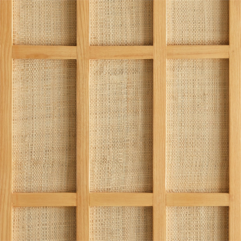 Aiko 39 Inch Japandi Accent Cabinet in Light Oak