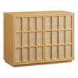 Aiko 39 Inch Japandi Accent Cabinet in Light Oak