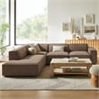 Restore 4-Piece Performance Fabric Upholstered Modular L-Shaped Sofa