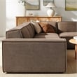 Restore 4-Piece Performance Fabric Upholstered Modular L-Shaped Sofa