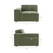 Restore 4-Piece Performance Fabric Upholstered Modular L-Shaped Sofa