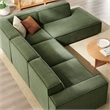 Restore 4-Piece Performance Fabric Upholstered Modular L-Shaped Sofa