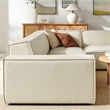 Restore 4-Piece Performance Fabric Upholstered Modular L-Shaped Sofa
