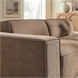Restore 2-Piece Performance Fabric Upholstered Modular Loveseat in Mocha