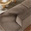 Restore 2-Piece Performance Fabric Upholstered Modular Loveseat in Mocha
