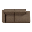 Restore 2-Piece Performance Fabric Upholstered Modular Loveseat in Mocha