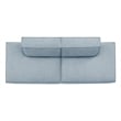 Restore 2-Piece Performance Fabric Upholstered Modular Loveseat in Sky