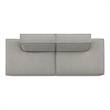 Restore 2-Piece Performance Fabric Upholstered Modular Loveseat in Pewter
