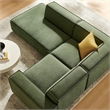Restore 3-Piece Performance Fabric Upholstered Modular L-Shaped Sectional Sofa
