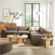 Restore 5-Piece Performance Fabric Upholstered Modular L-Shaped Sofa