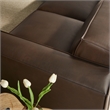 Restore 5-Piece Vegan Leather Modular L-Shaped Sofa in Espresso