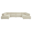 Restore 6-Piece Performance Fabric Upholstered U-Shaped Sectional Sofa